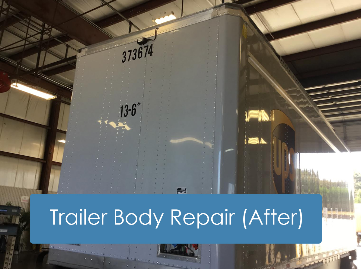 Trailer Body Repair - After Repair