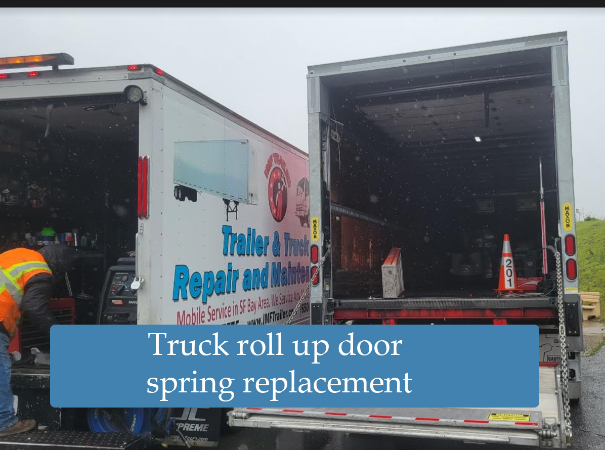 Truck Roll Up Door Spring Replacement